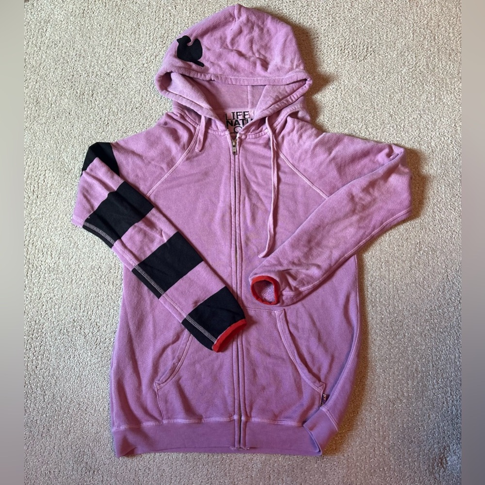 Purple Freecity zip up hoodie